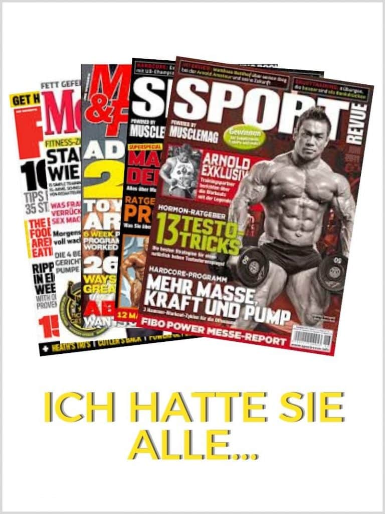 Fitness Hochglanzmagazine
